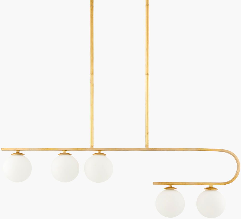 Bernay Chandelier, by Surya, 5" length x 39" width x 39" height