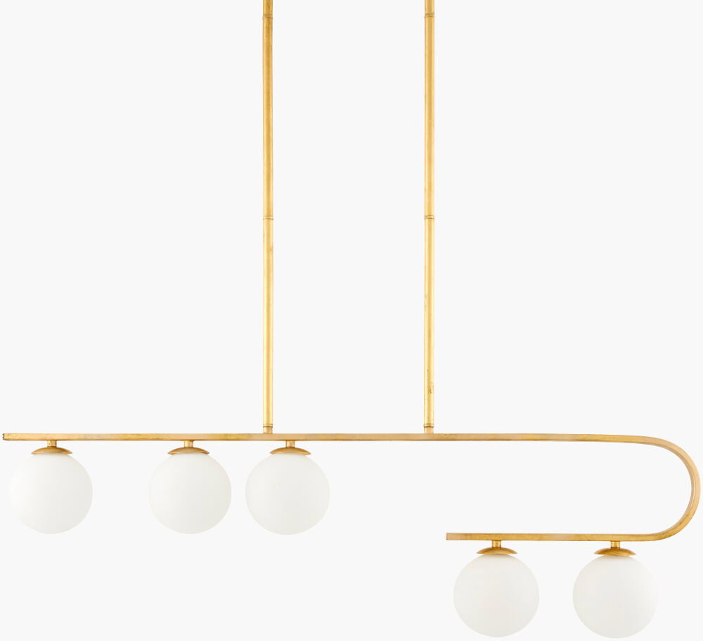 Bernay Chandelier, by Surya, 5" length x 39" width x 39" height