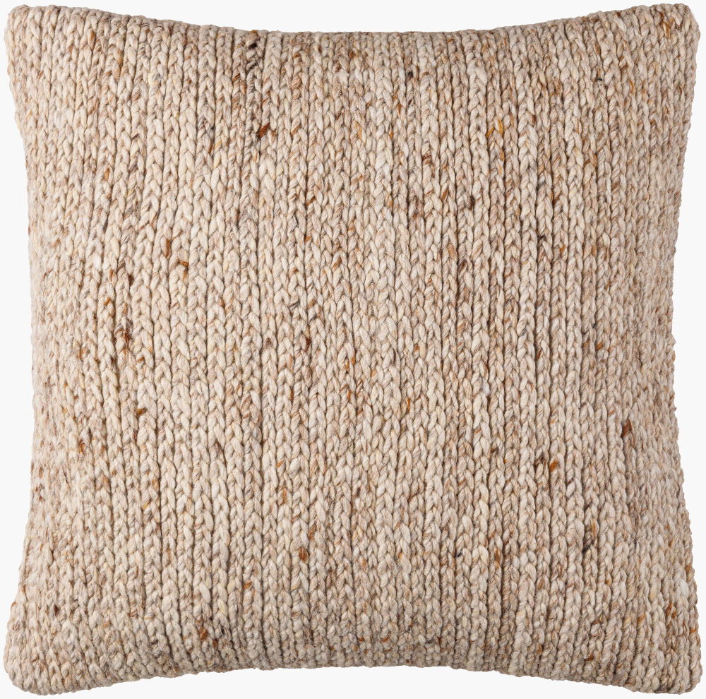 Derby Accent Pillow Poly, Decorative Pillow by Surya, 22" length x 22" width