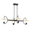 Kyoto 4 Light Linear LED Chandelier, Pendant by Uttermost, 48.25" width x 12" height x 29.75" depth thumbnail 4