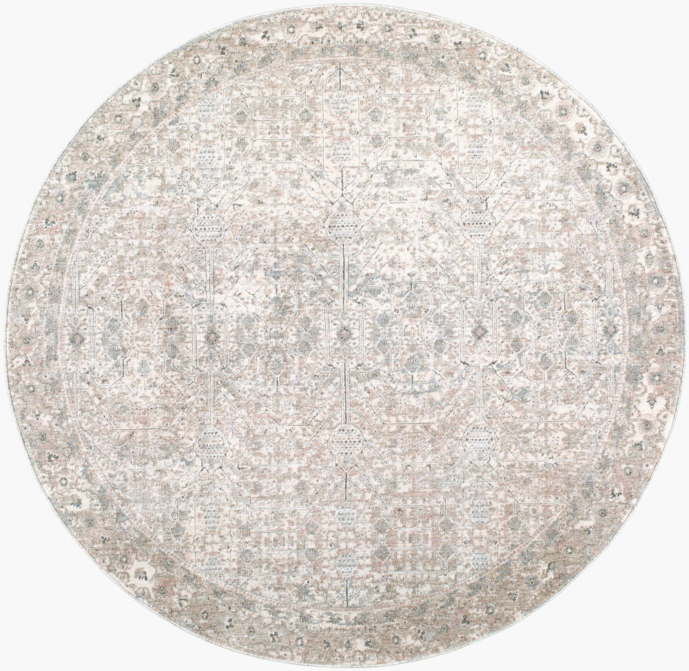 Poetry Machine Woven Rug, by Surya, 5'2.99" length x 5'2.99" width