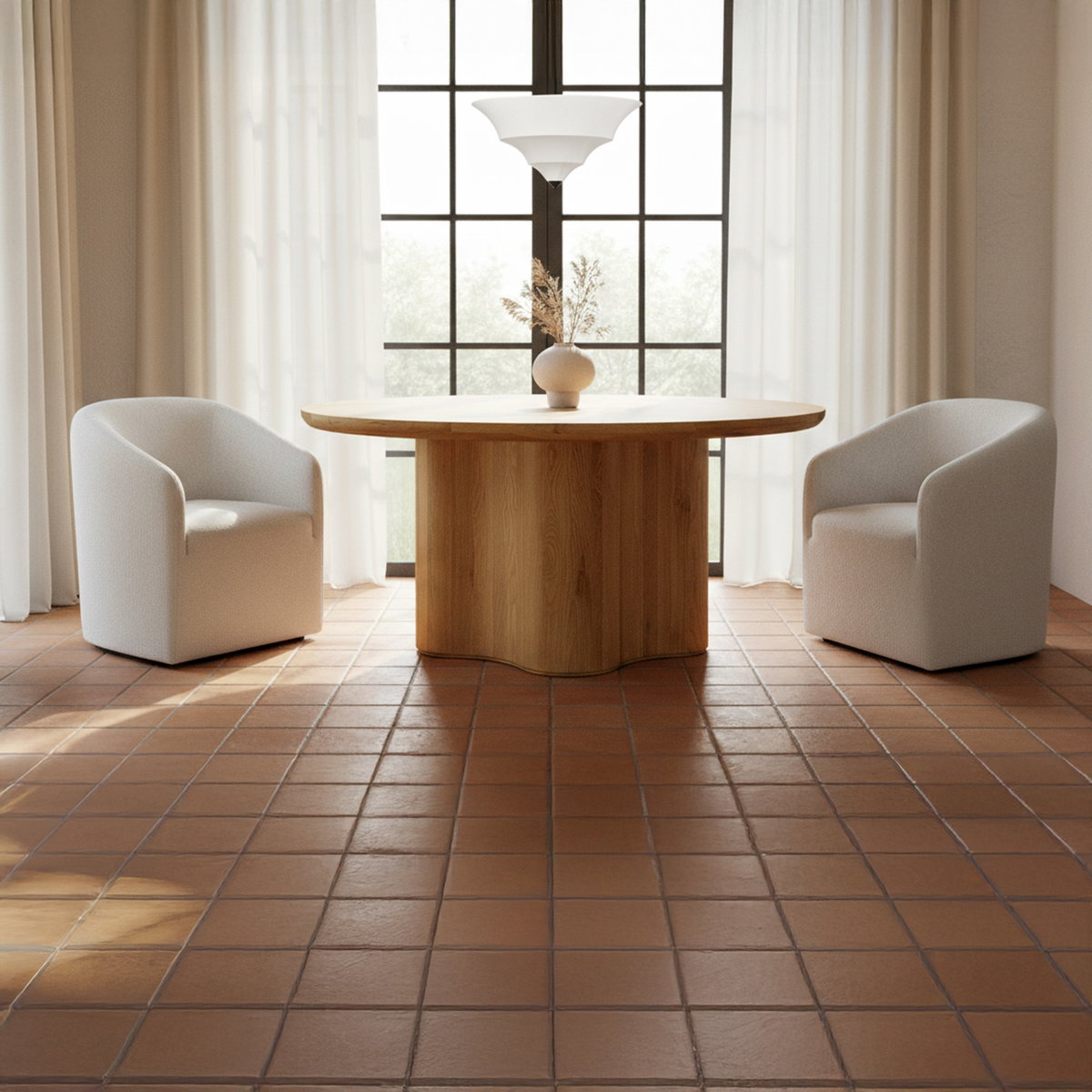 Corrina Pendant Lamp Large White, by Moe's Home, 24" width x 23" height x 24" depth View 3