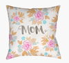 Mom II Accent Pillow, Decorative Pillow by Surya, 18" length x 18" width thumbnail