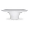 Yumi Outdoor Coffee Table White, by Moe's Home, 47" width x 15.5" height x 23.6" depth thumbnail 1