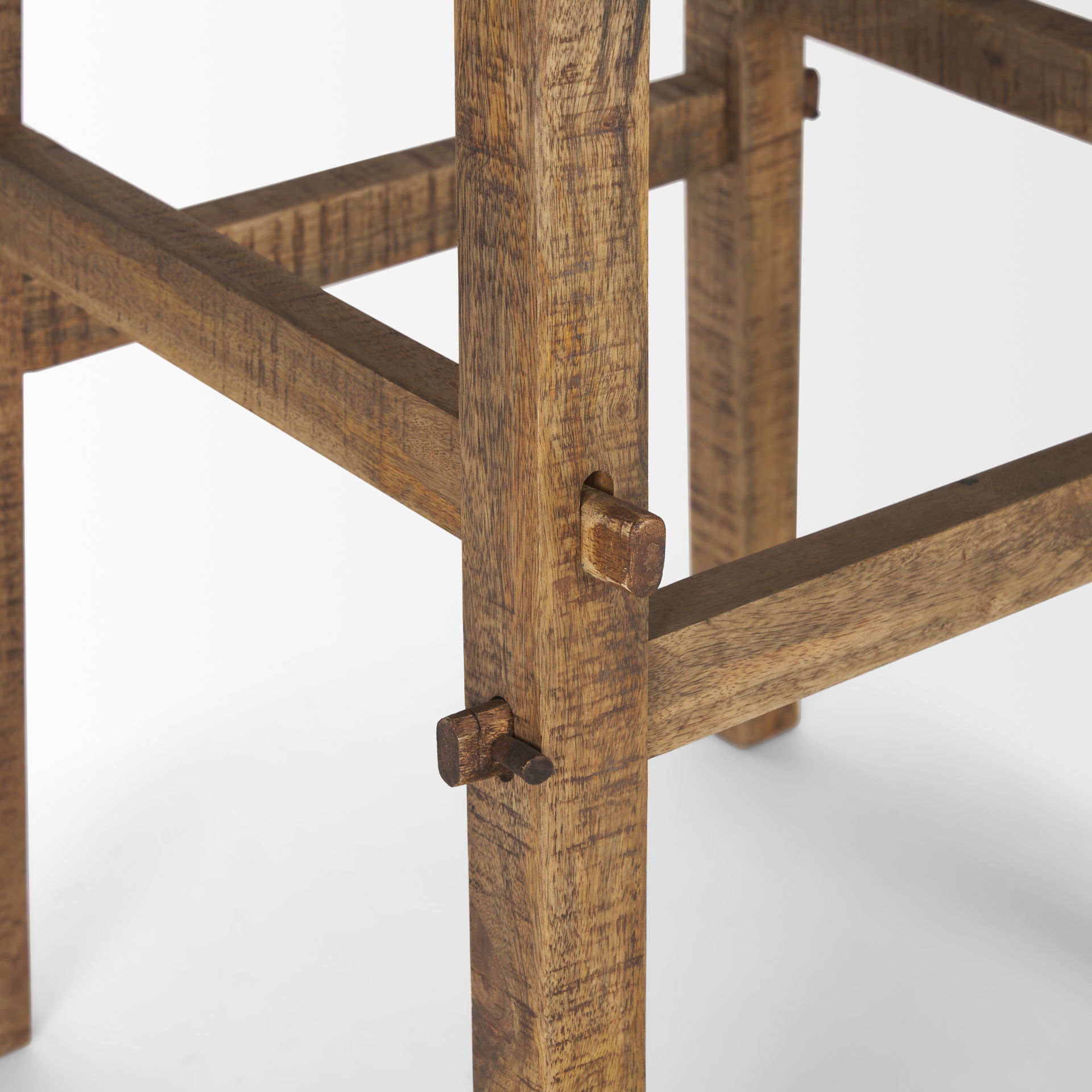 Rosie Large Brown Wood End Table large image 