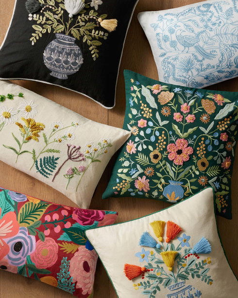 Rifle Paper Co. x Loloi No Name Pillow