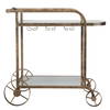 Carrinho Antique Brass Bar Cart, Bar Carts & Cabinet by Uttermost, 38.25" width x 36.25" height x 16.25" depth thumbnail 5