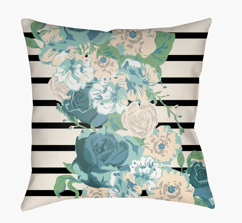 Lolita Accent Pillow, Decorative Pillow by Surya, 18" length x 18" width