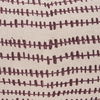 Jenna Beige with Merlot Print Linen Lumbar Decorative Pillow Cover thumbnail 6