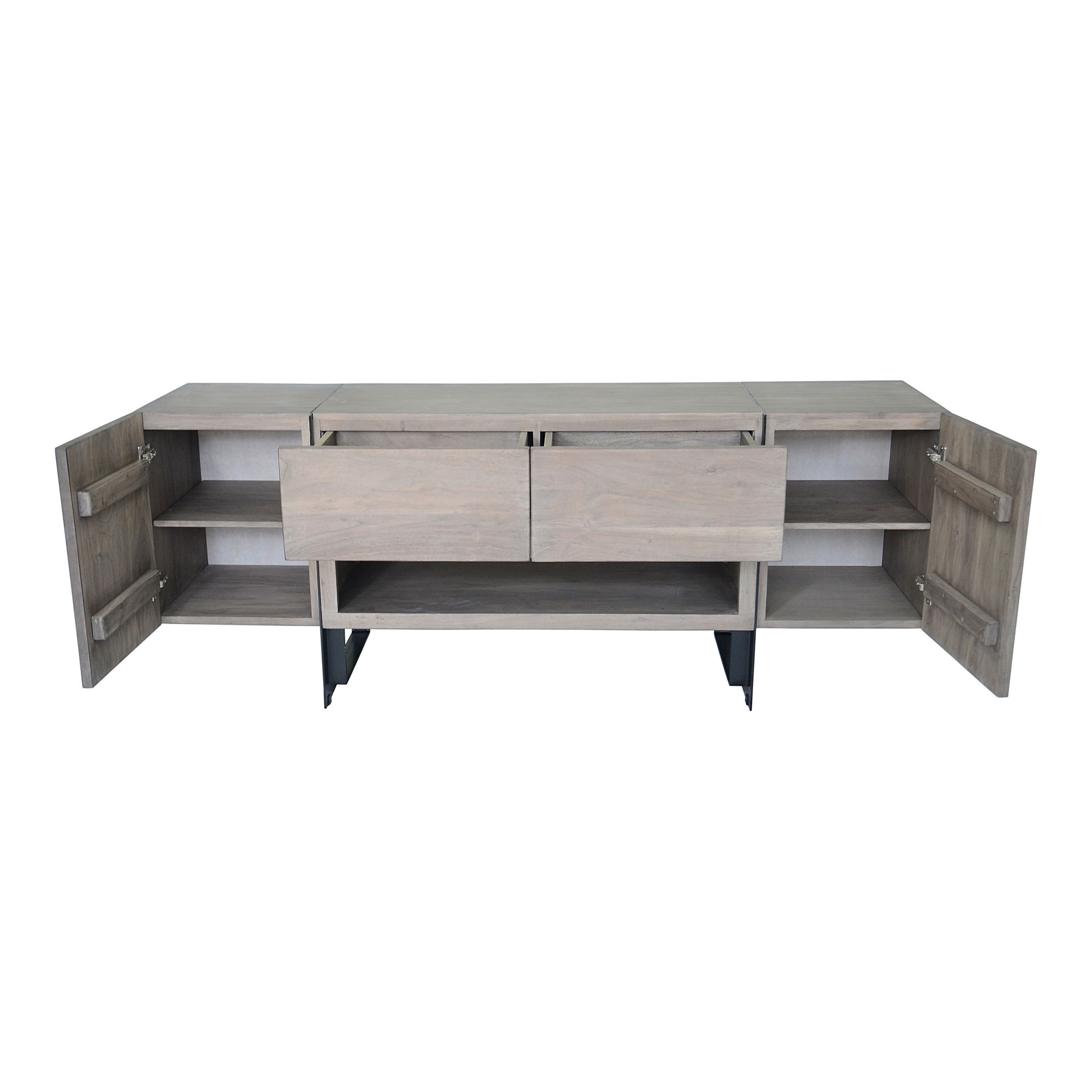 Tiburon Media Cabinet Blush Multi large image 