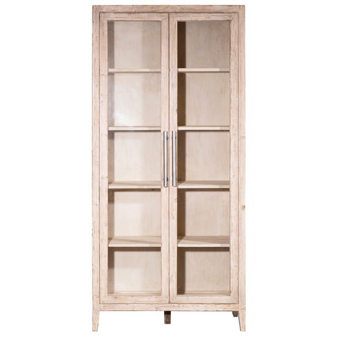 Basel Cabinet - Merwin Finish - Silver Hw