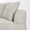 Warner Gray 3 Piece Sofa Set with Corner Piece, Sectional Sofa by Mercana, 140" length x 113" width x 32.68" height thumbnail 6