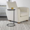 Brunei Nickel Accent/Drink Table, Furniture by Uttermost, 12.5" width x 24" height x 12.5" depth thumbnail 4