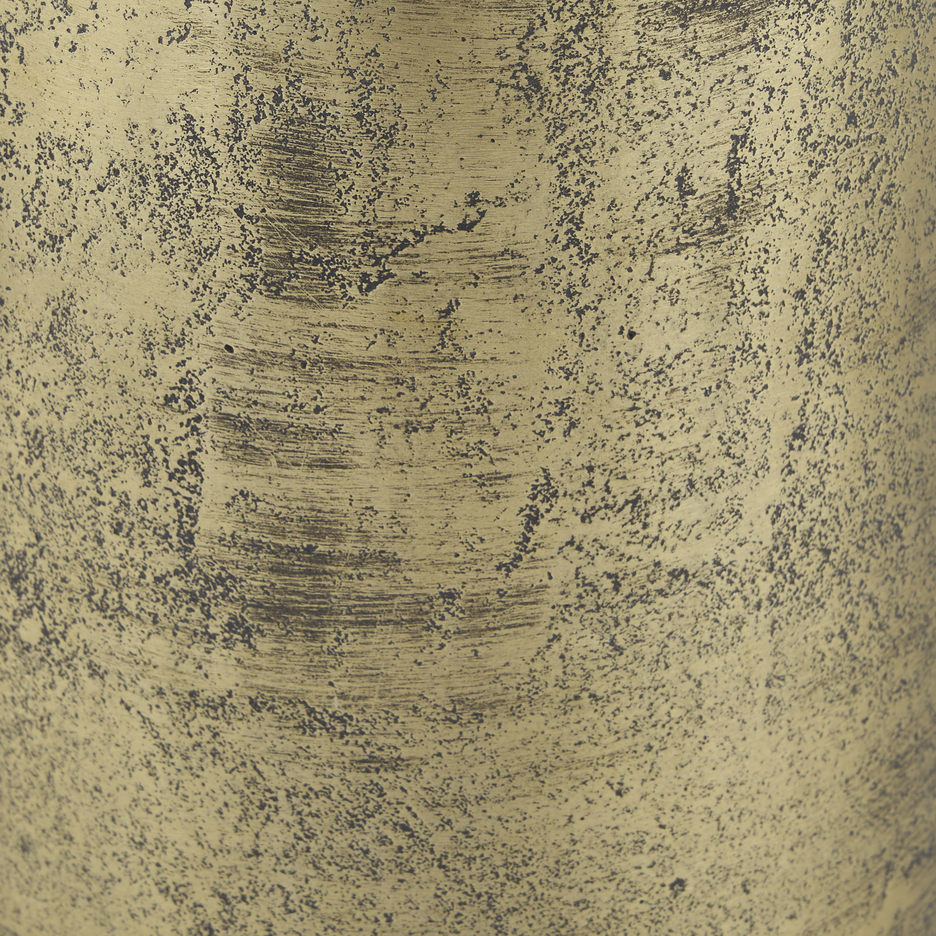 Quonset Extra Tall Brass Finished Aluminum Metal Pillar Object, Decorative Object by Mercana, 6" length x 6" width x 14.5" height View 3