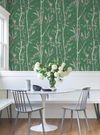 Bambou Toile Green Wallpaper thumbnail 1