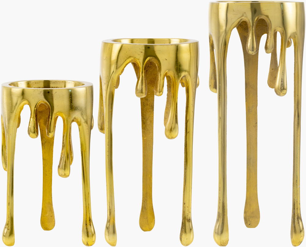 Castellana Candleholder/Candle, Candles & Candle Holder by Surya, 5" width x 9" height