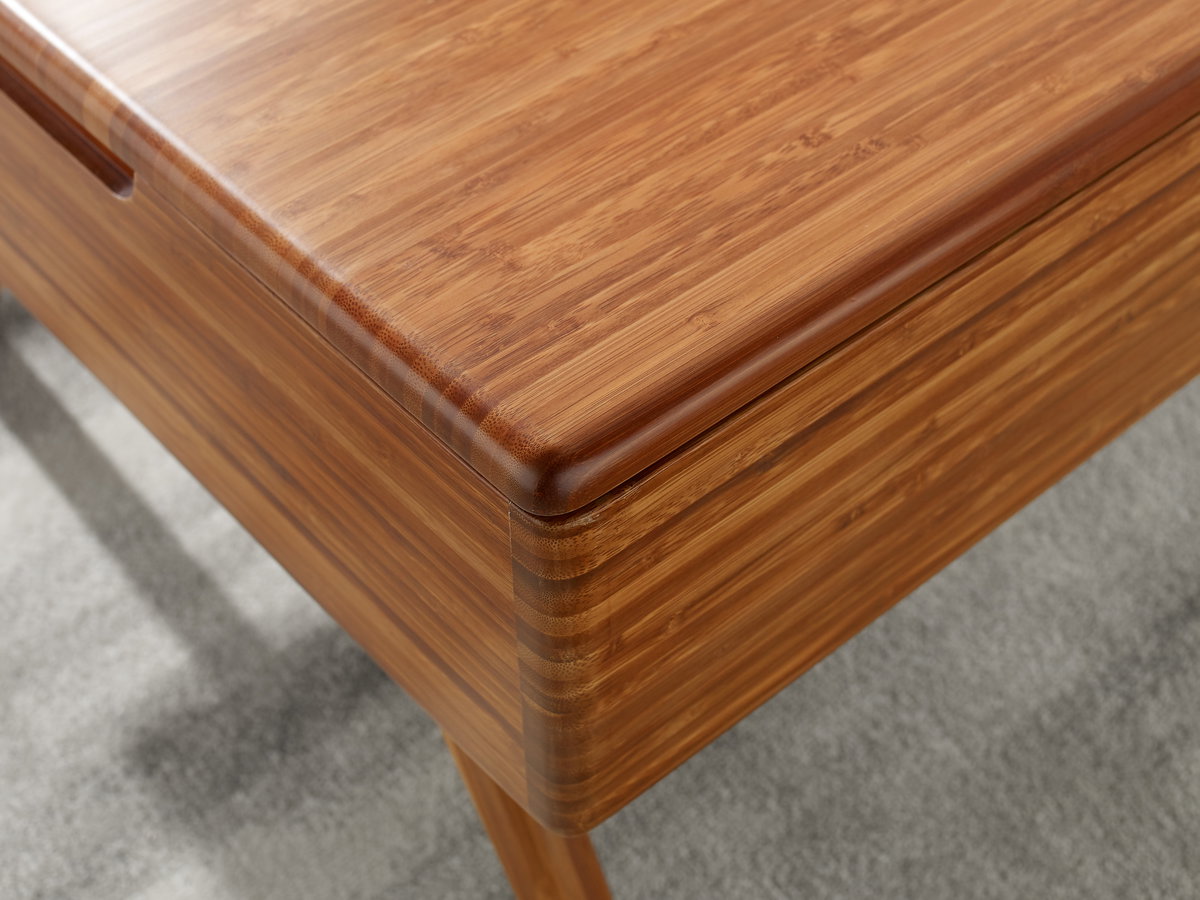 Rhody Lift Top Coffee Table, Amber, Living Room by Greenington, 26" length x 36.75" width x 16" height View 3