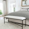 Avenham Black Framed Bench, Benche by Uttermost, 50.5" width x 20.25" height x 16.25" depth thumbnail 4