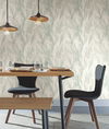 Peaceful Plume Light Blue Wallpaper, by York Wall, 27' length x 2'3" width x 0.02" depth thumbnail 3