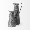 Colette Small Black/White Patterned Vase thumbnail 3