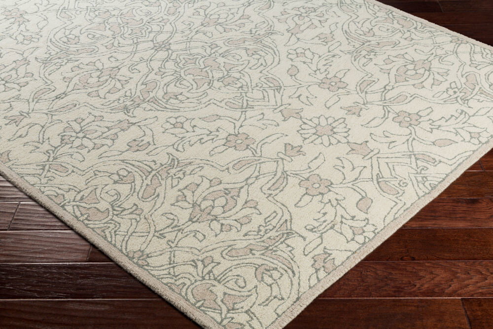 Castille Handmade Rug, by Surya, 1'6" length x 1'6" width
