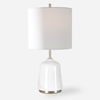 Eloise White Marble Table Lamp thumbnail 0