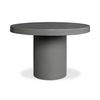 Cassius Round Outdoor Dining Table Dark Grey thumbnail 0
