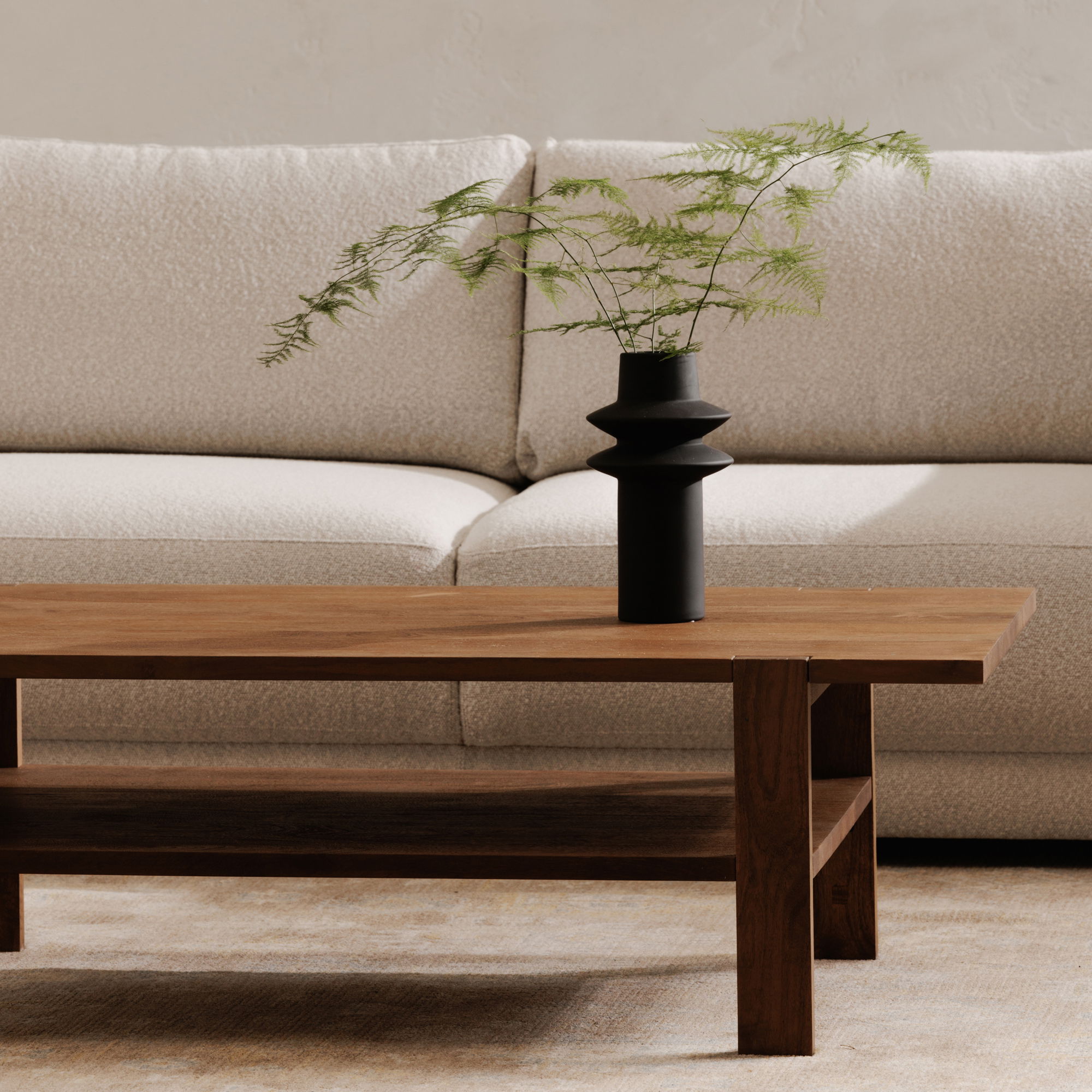 Workshop Coffee Table Vintage Brown large image 
