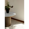 Tower Dining Table White Marble, by Moe's Home, 42" width x 30" height x 42" depth thumbnail 4