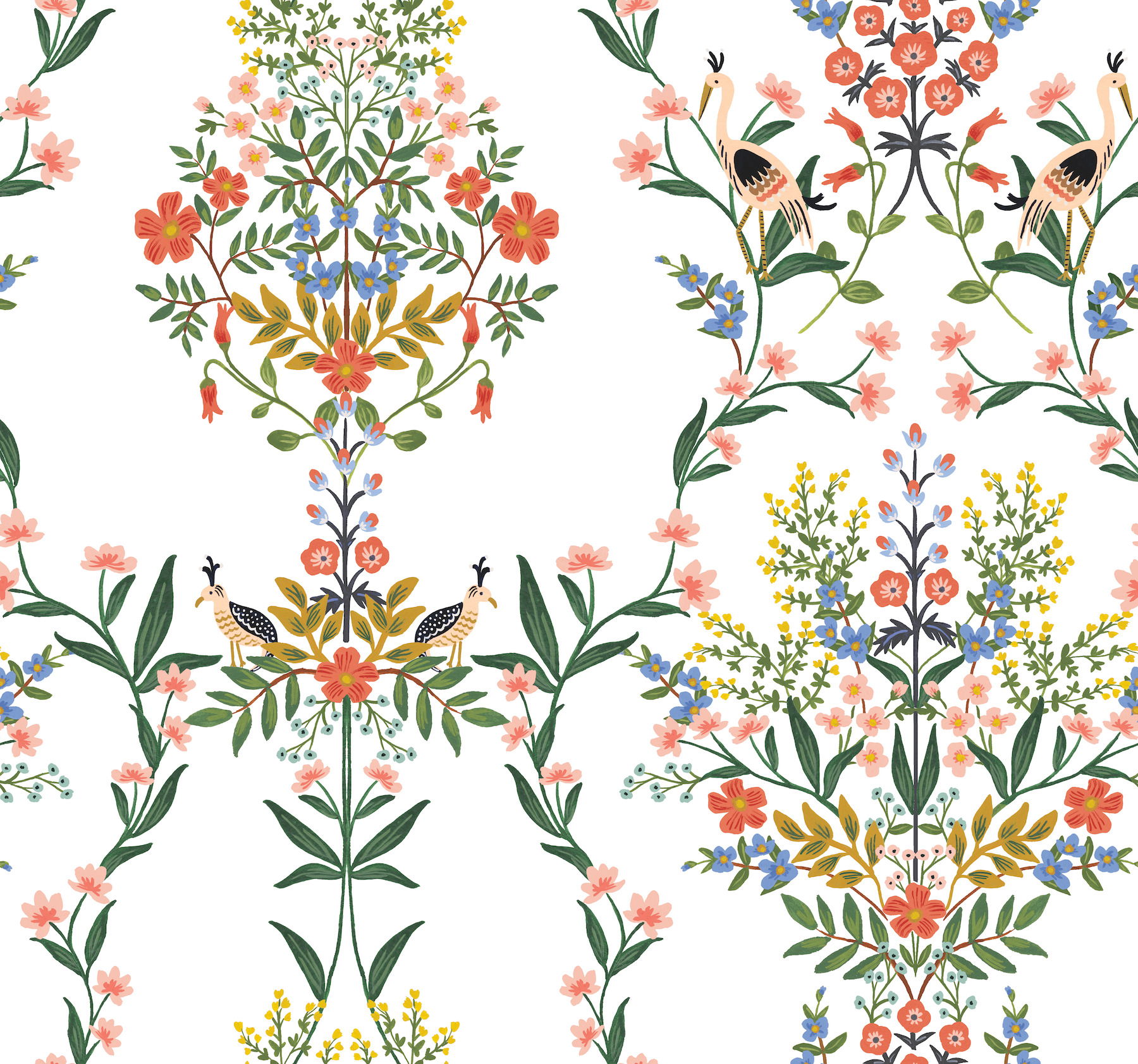 Luxembourg White Peel & Stick Wallpaper large image 