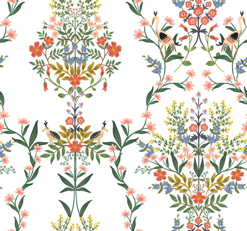 Luxembourg White Peel & Stick Wallpaper