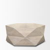 Arreto Hexagonal Hinged Solid Wood Top and Base Coffee Table thumbnail 5