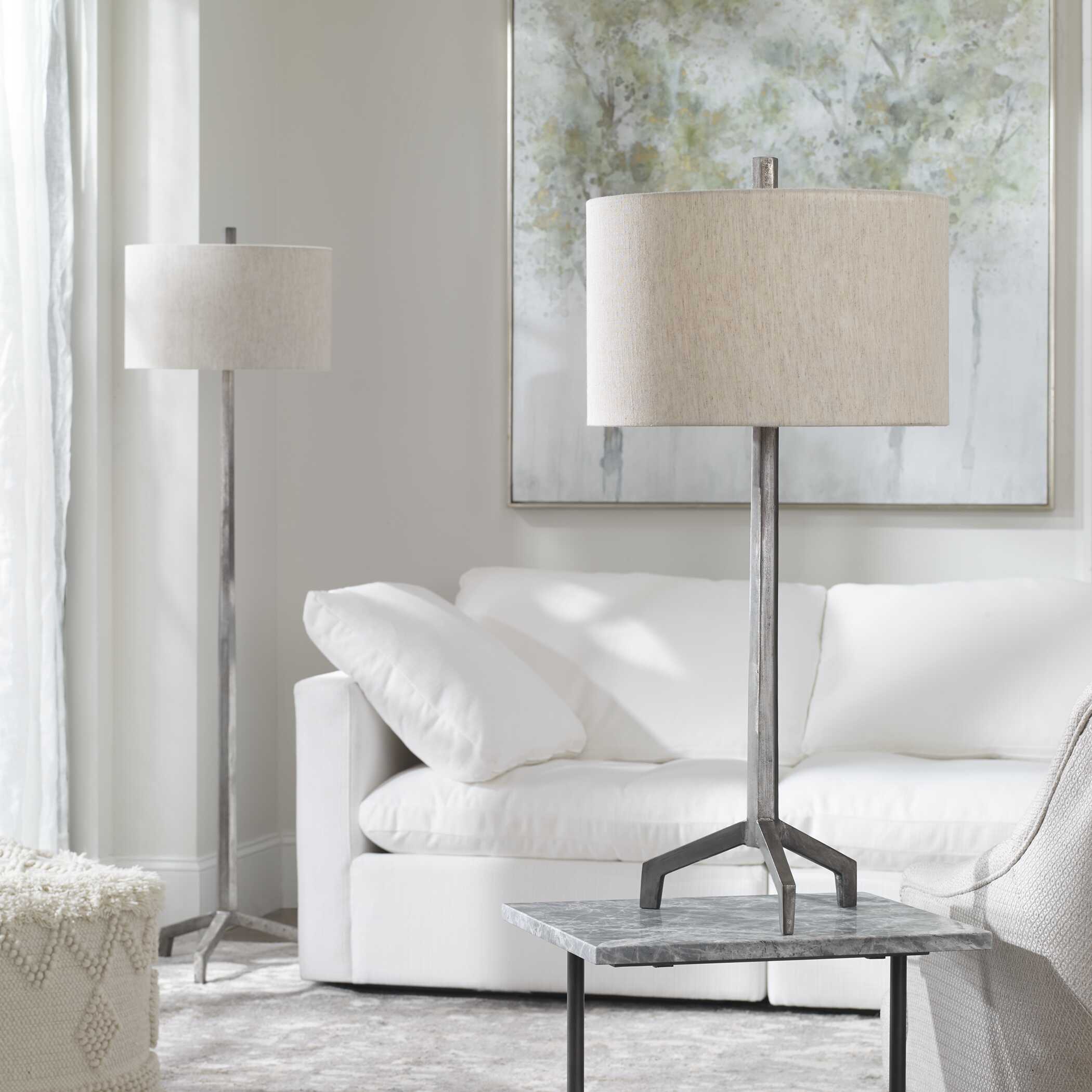 Ivor Cast Iron Floor Lamp large image 