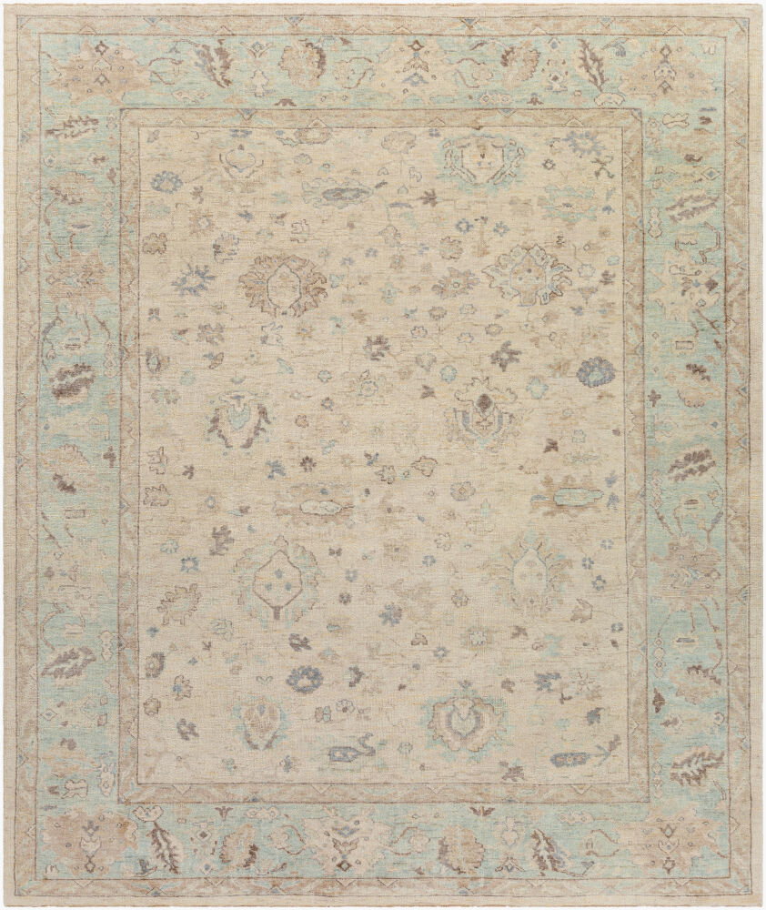 Normandy Handmade Rug, by Surya, 1'6" length x 1'6" width