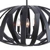 Thales Black Geometric 3 Light Pendant, by Uttermost, 22" width x 13" height x 22" depth thumbnail 5