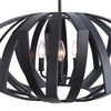 Thales Black Geometric 3 Light Pendant thumbnail 4