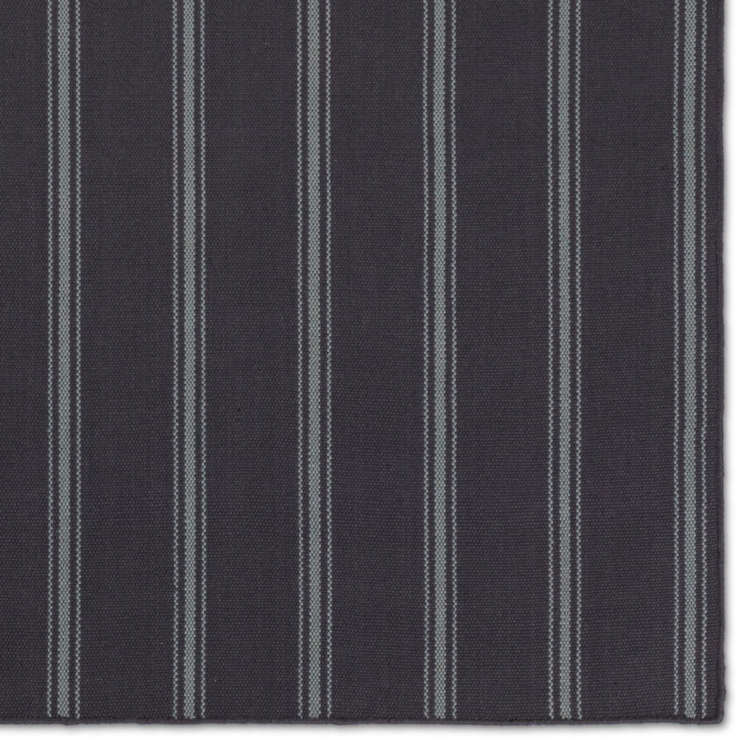 Memento Handmade Indoor/Outdoor Striped Navy/ Light Blue large image 