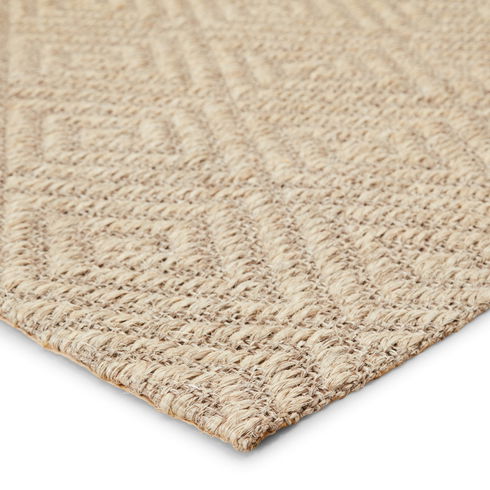 Naturals Tobago Brown/White Geometric Area Rug