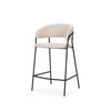 Carolyn Open Back 25.9in Seat Counter Stool | Oatmeal, Counter & Bar Stool by Mercana, 19.29" length x 20.4" width x 35.8" height thumbnail 1