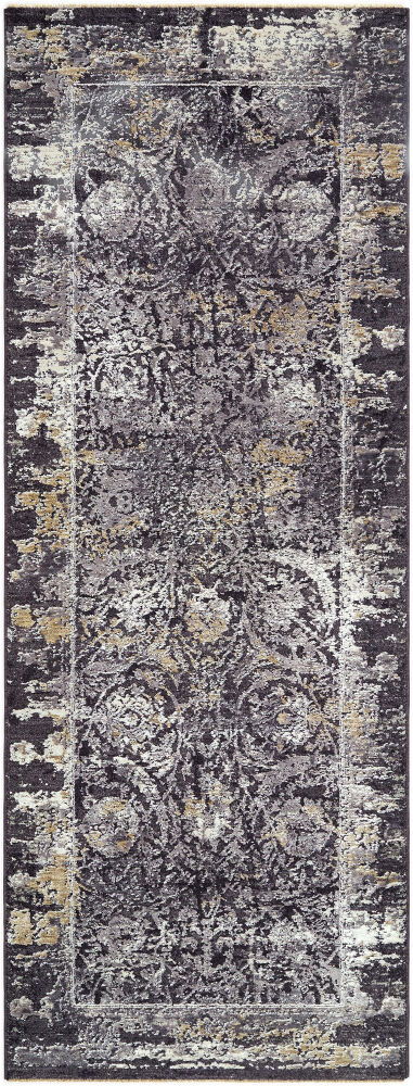 Gakko Machine Woven Rug, by Surya, 7'2.61" length x 2'7.5" width