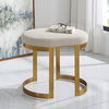 Infinity Gold Accent Stool thumbnail 1