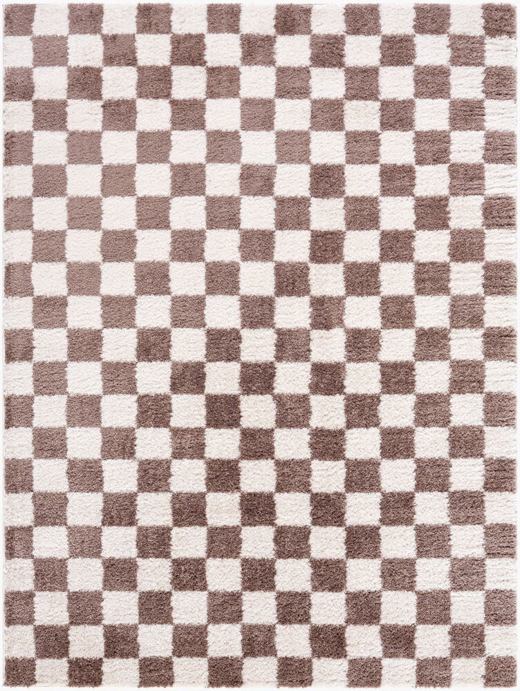 Fossay Shag Machine Woven Rug, by Surya, 9'0.27" length x 6'6.74" width