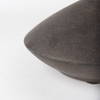 Rylee 6.9H Dark Brown Ceramic Vase, by Mercana, 7.87" length x 7.87" width x 6.89" height thumbnail 6