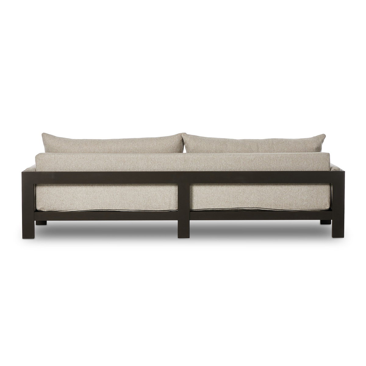Chapman Outdoor Metal Sofa-106', Outdoor Sofa by Four Hands, 8'10" width x 2'8" height x 3'1" depth View 6