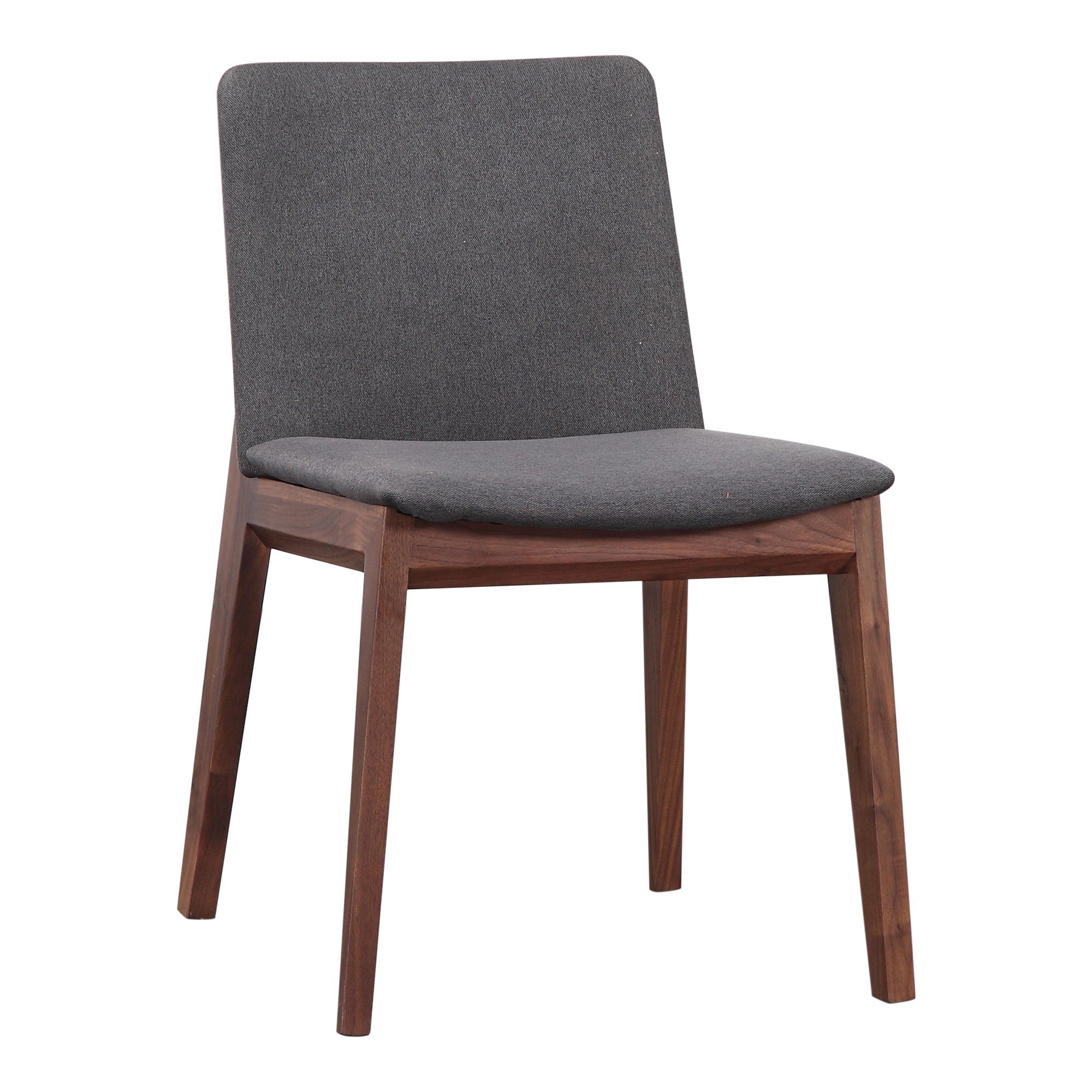 Deco Dining Chair Dark Grey - Set Of Two, by Moe's Home, 21" width x 31" height x 21" depth View 4