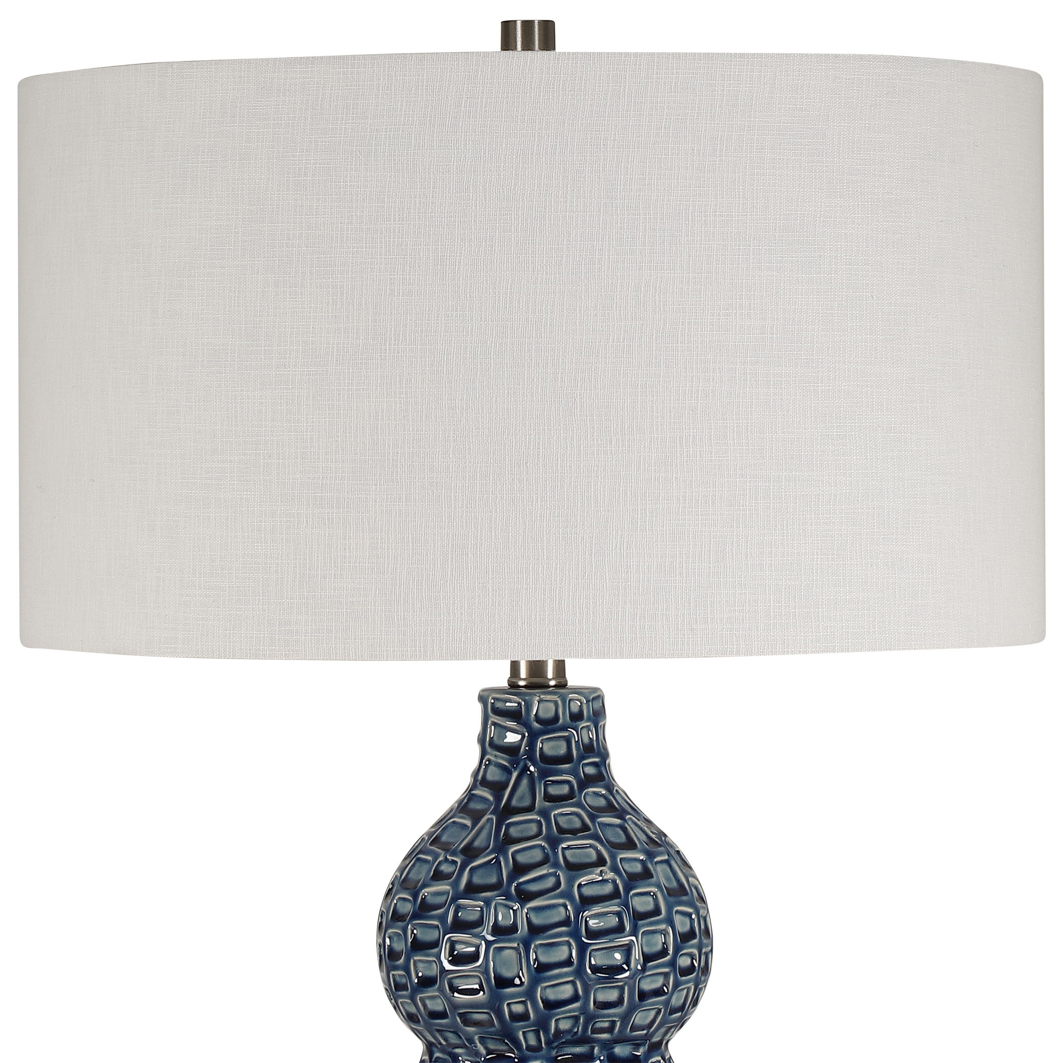 Holloway Cobalt Blue Table Lamp large image 
