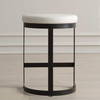 Ivanna White Counter Stool, Counter & Bar Stool by Uttermost, 18" width x 26" height x 14.5" depth thumbnail 4