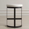 Ivanna White Counter Stool, Furniture by Uttermost, 18" width x 26" height x 14.5" depth thumbnail 4