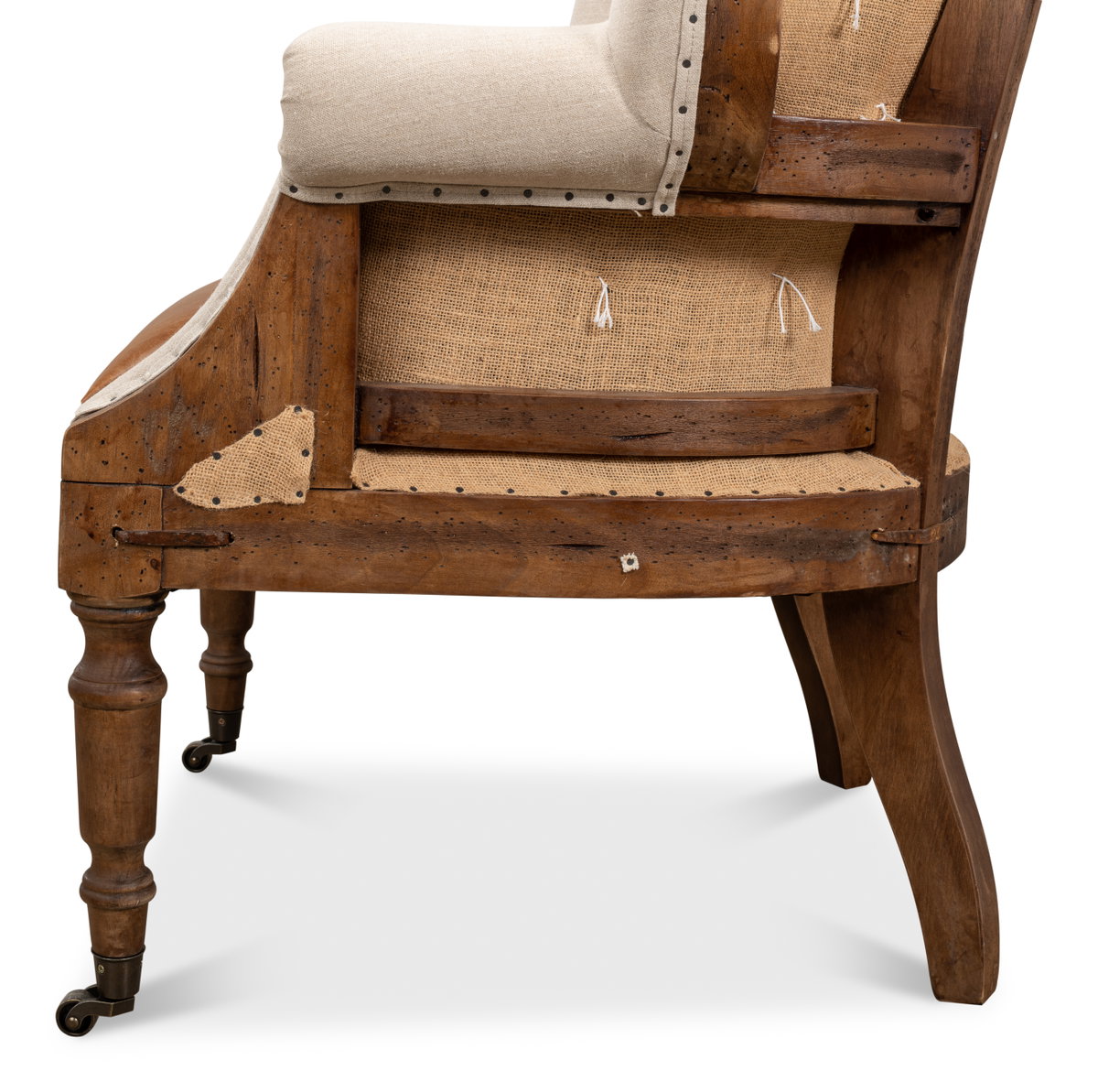Cube Sofa, by Sarreid, 2'11" length x 7'4" width x 2'5" height View 5