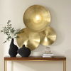 Cymbalic Round Brass Wall Art Set/3 thumbnail 1